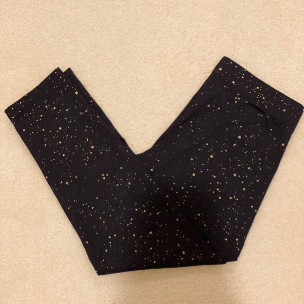 J. Crew Lounge pants with Gold flecks throughout